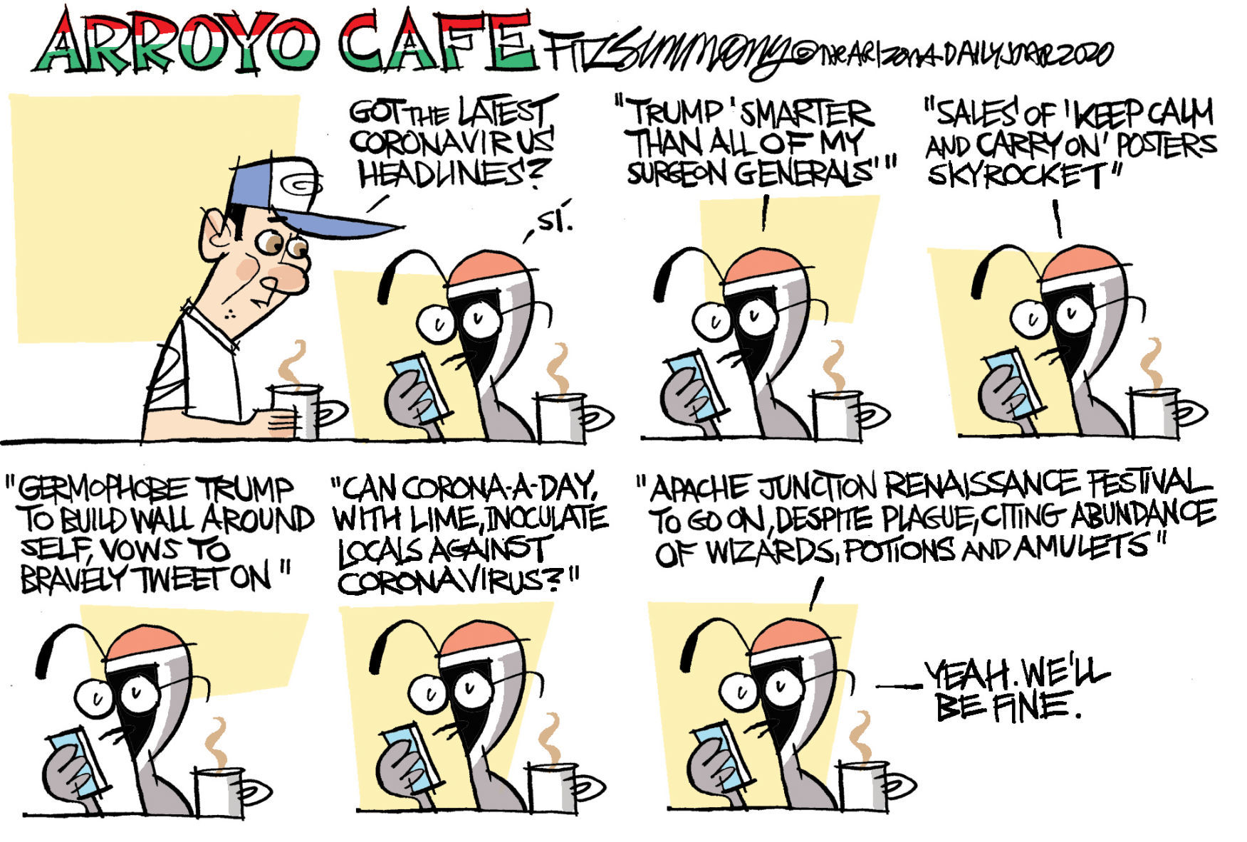 Daily Fitz Cartoon: Viral Headlines
